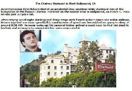 Hotels where famous people have died