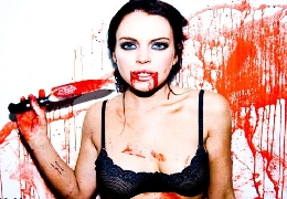 Lindsay Lohan is a bloody mess