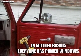 In mother russia