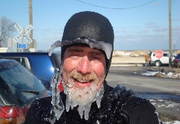 Surfing in the winter