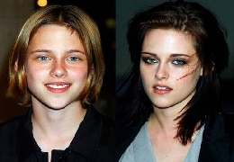Famous kids then and now