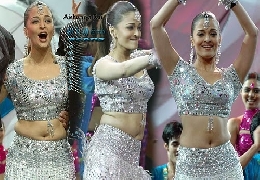 Aishwarya rai navel sari
