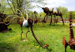 Amazing scrap metal sculpture park