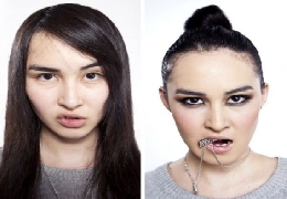 Natural vs make-up